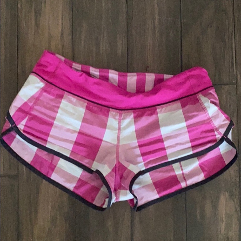 Lululemon Speed shorts 2”inseam size 8